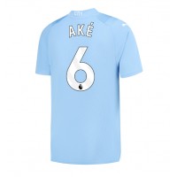 Pánský Fotbalový dres Manchester City Nathan Ake #6 2023-24 Domácí Krátký Rukáv